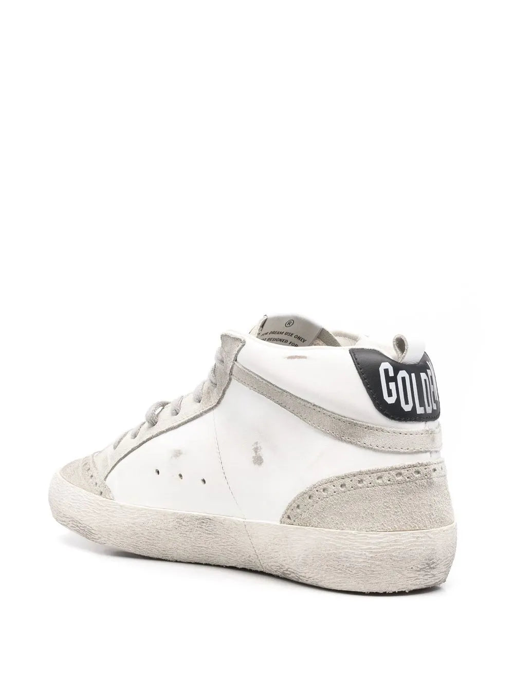 Golden Goose Mid Star Distressed-Effect Sneakers