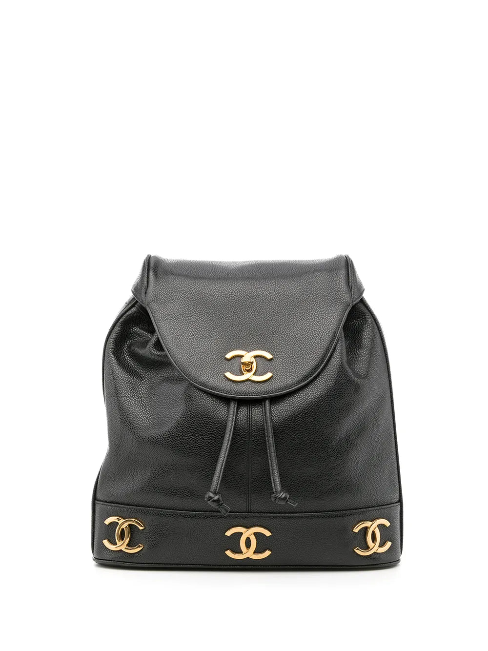 Pre-OwnedCHANEL Pre-Owned1992 Triple CC flap backpack