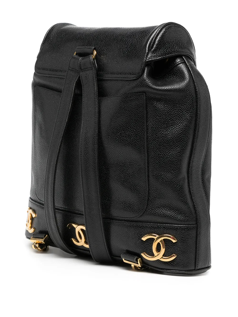 Pre-OwnedCHANEL Pre-Owned1992 Triple CC flap backpack