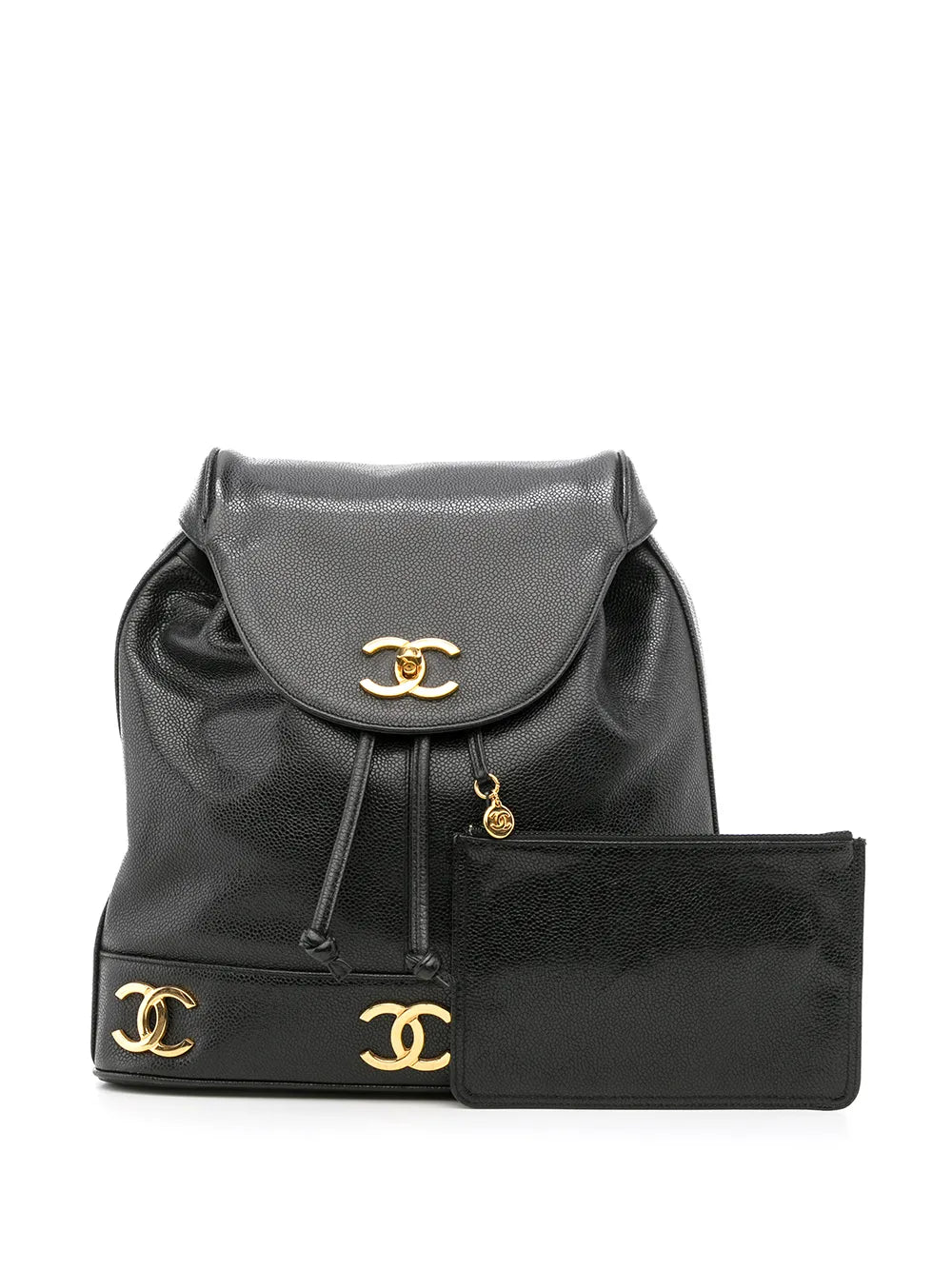 Pre-OwnedCHANEL Pre-Owned1992 Triple CC flap backpack