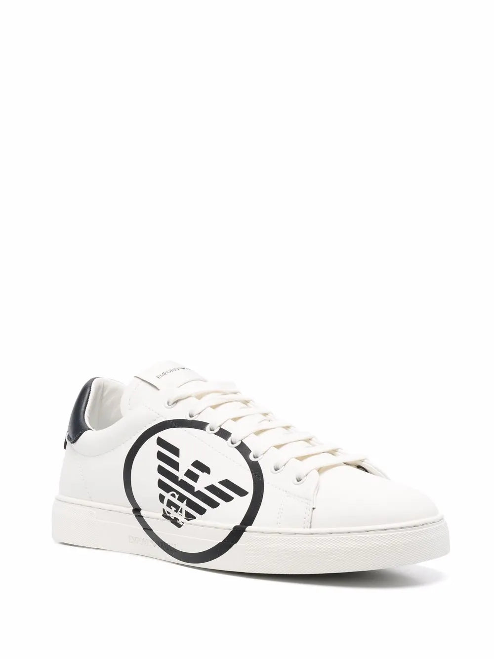 Emporio Armani Logo-Print Low-Top Sneakers