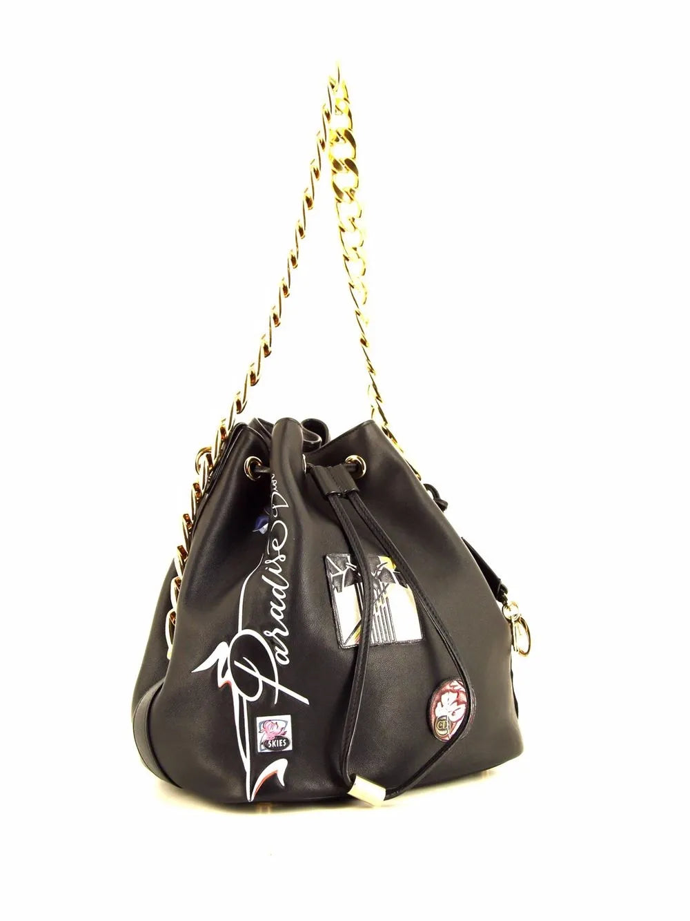 Pre-OwnedChristian Dior Pre-Owned2016 logo-patches bucket bag
