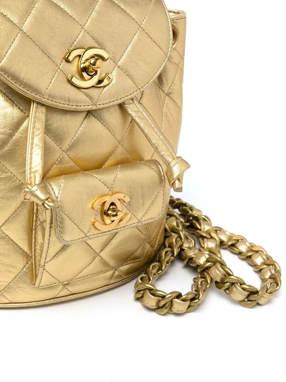Pre-OwnedCHANEL Pre-Owned1992 Duma diamond-quilted backpack