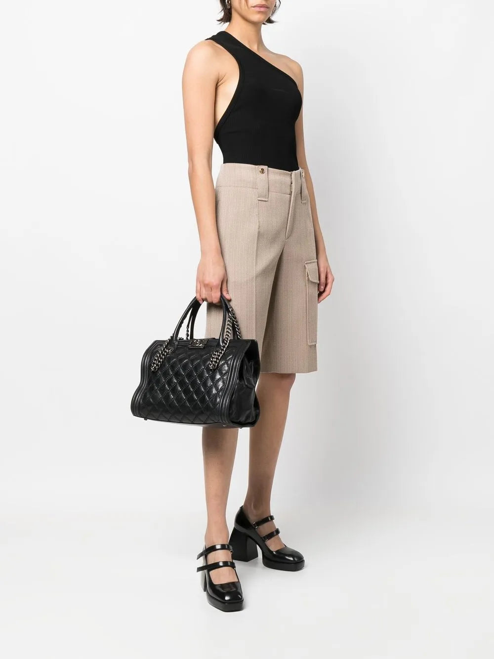Pre-OwnedCHANEL Pre-Owned2013-2014 Boy tote bag