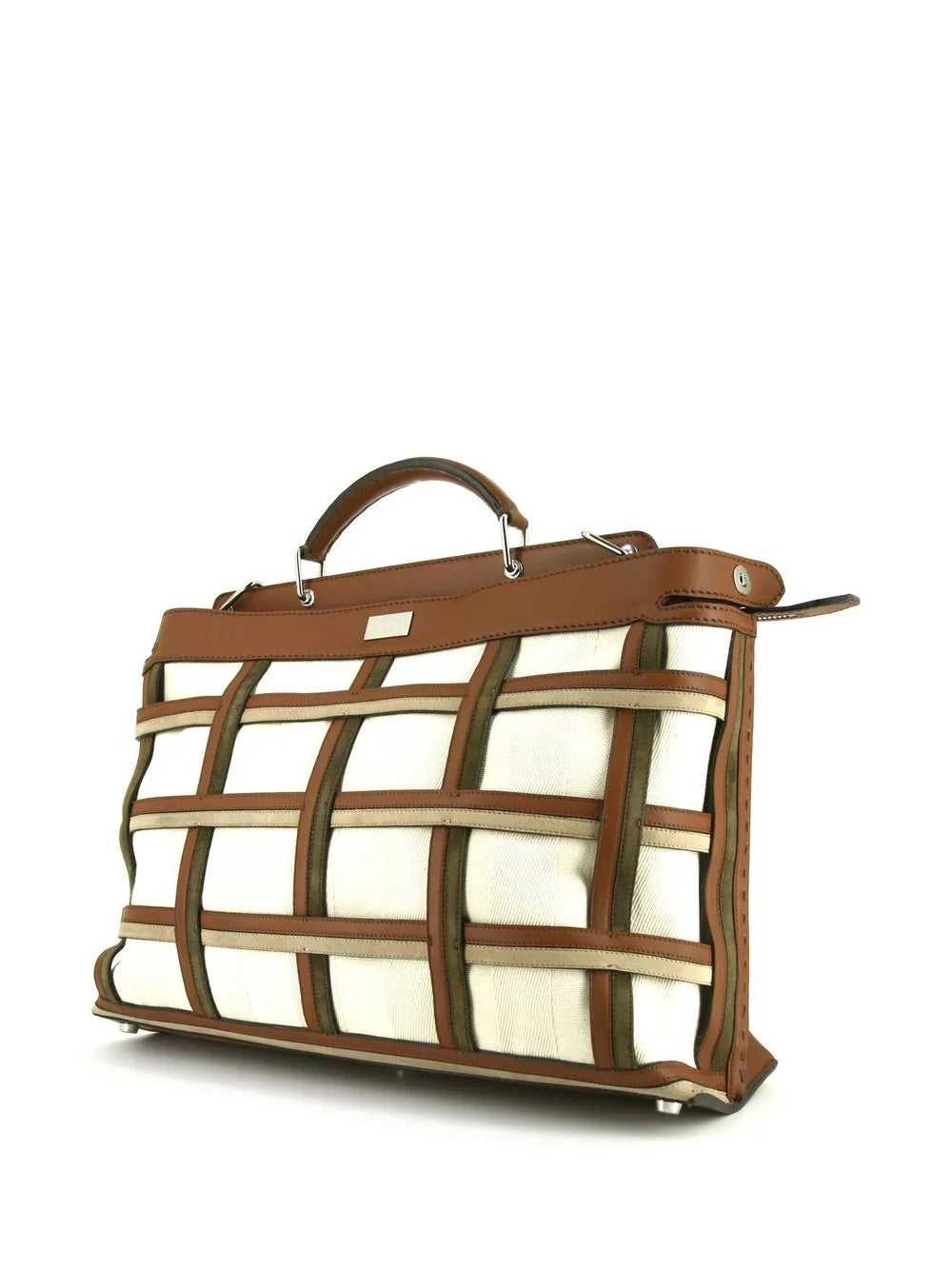 Pre-OwnedFendi Pre-OwnedPeekaboo panelled handbag