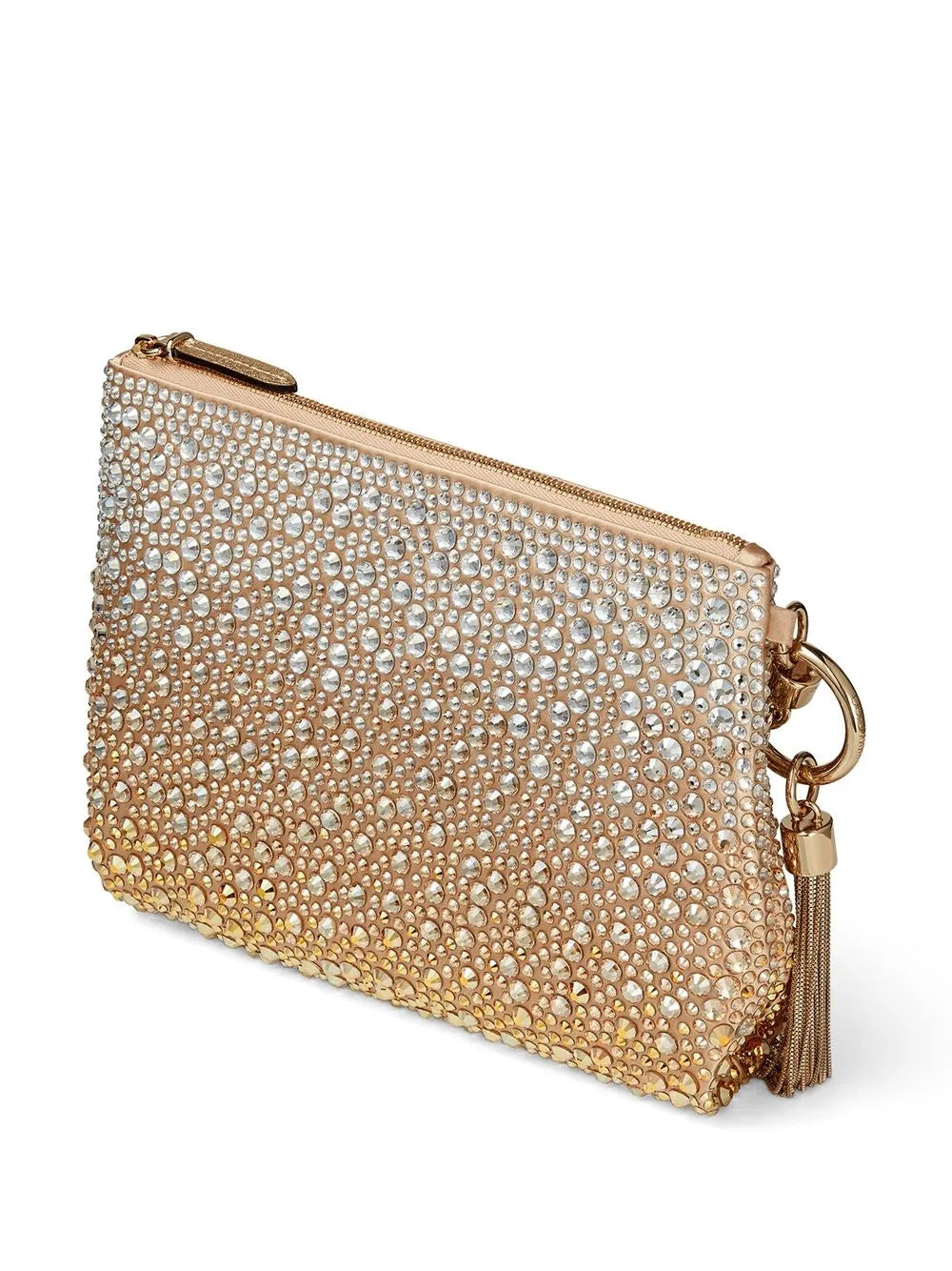 Jimmy ChooCallie crystal-embellished clutch bag