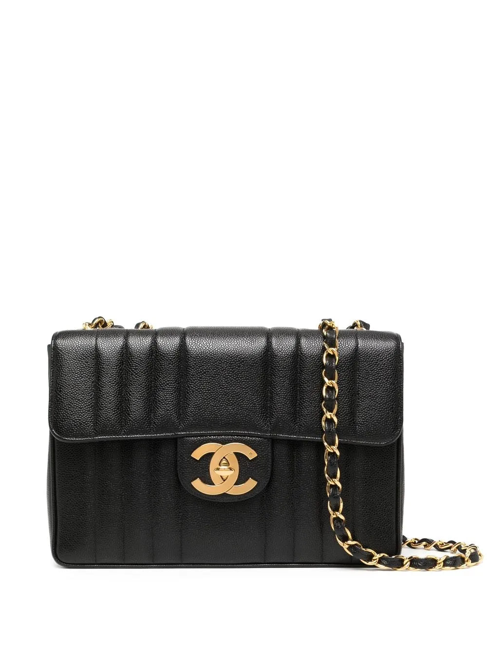 Pre-OwnedCHANEL Pre-Owned1995 Mademoiselle Classic Flap Jumbo shoulder bag