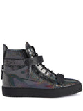 Giuseppe Zanotti Coby Double-Straps Mid-Top Sneakers