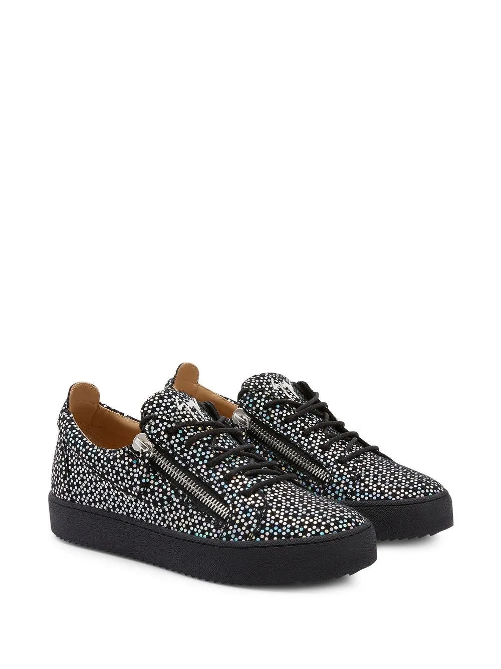 Giuseppe Zanotti Frankie Double-Zip Low-Top Sneakers