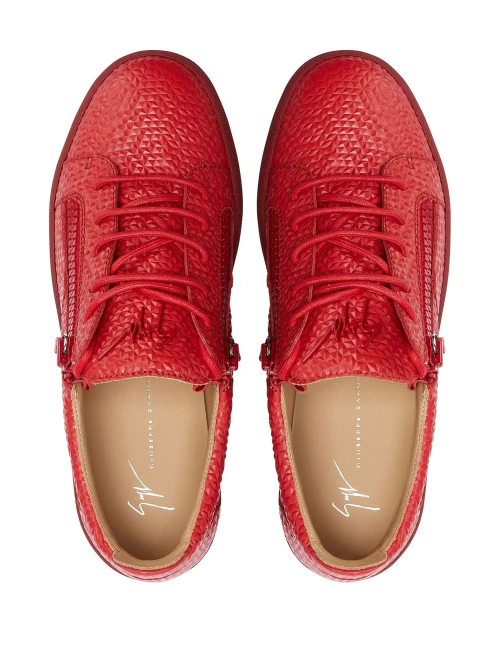 Giuseppe Zanotti Frankie Double-Zip Low-Top Sneakers