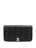 Pre-OwnedCHANEL Pre-Owned2019 Chevron studded Full Flap clutch