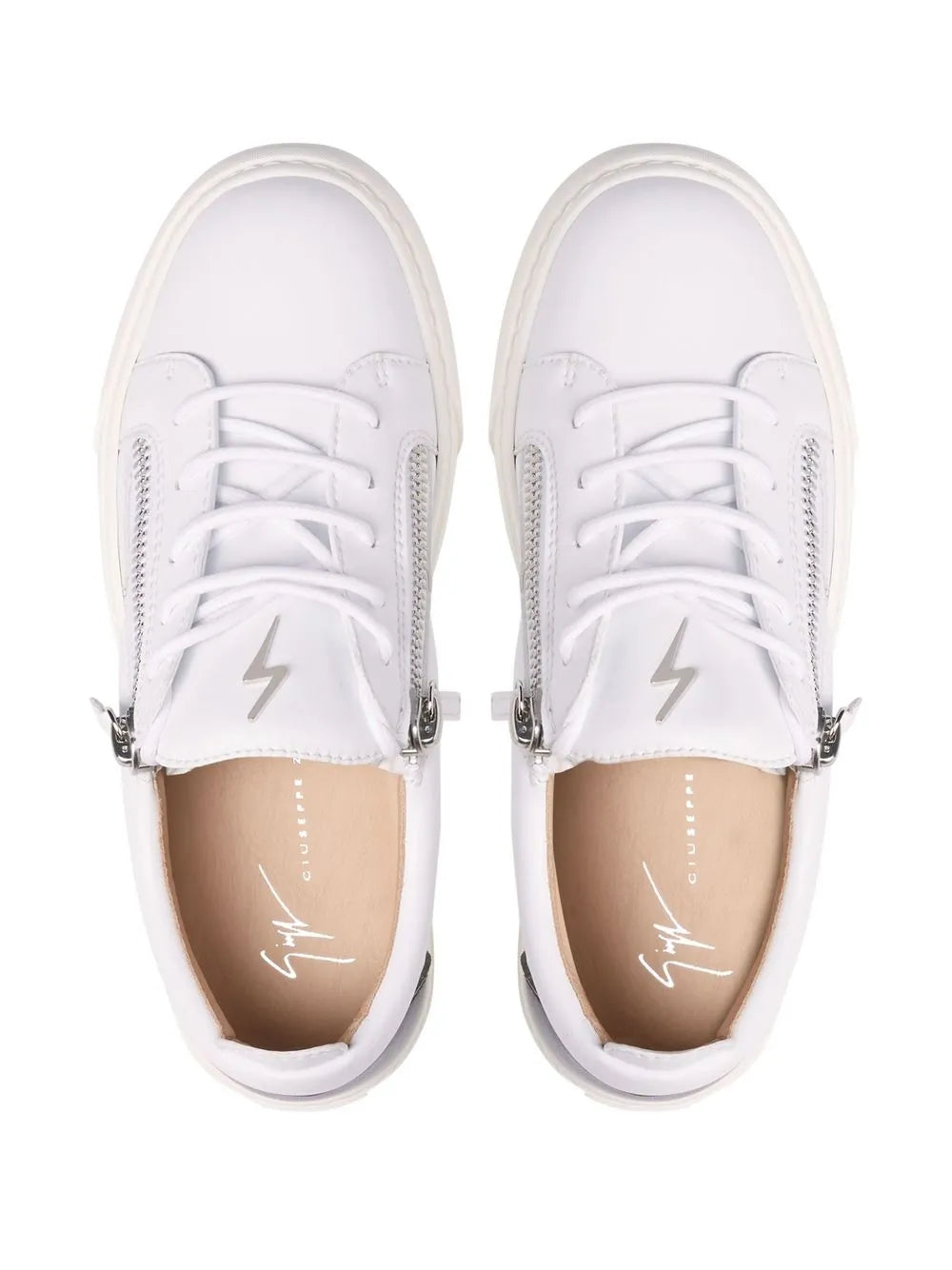 Giuseppe Zanotti Frankie Double-Zip Low-Top Sneakers
