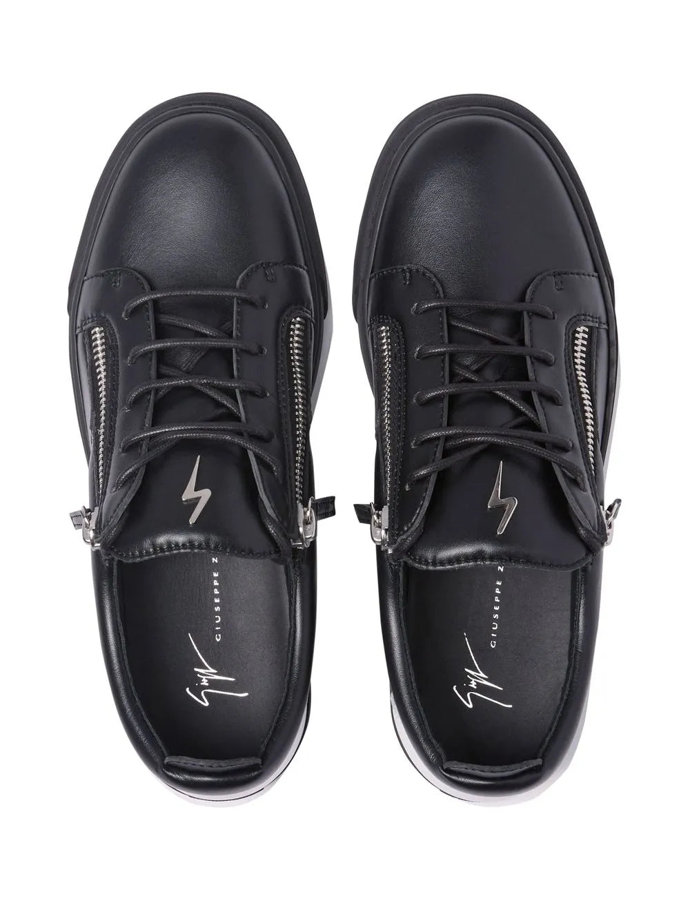 Giuseppe Zanotti Frankie Double-Zip Low-Top Sneakers