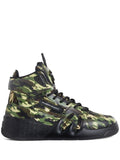 Giuseppe Zanotti Talon Camouflage High-Top Sneakers