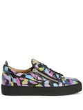 Giuseppe Zanotti Frankie Double-Zip Low-Top Sneakers