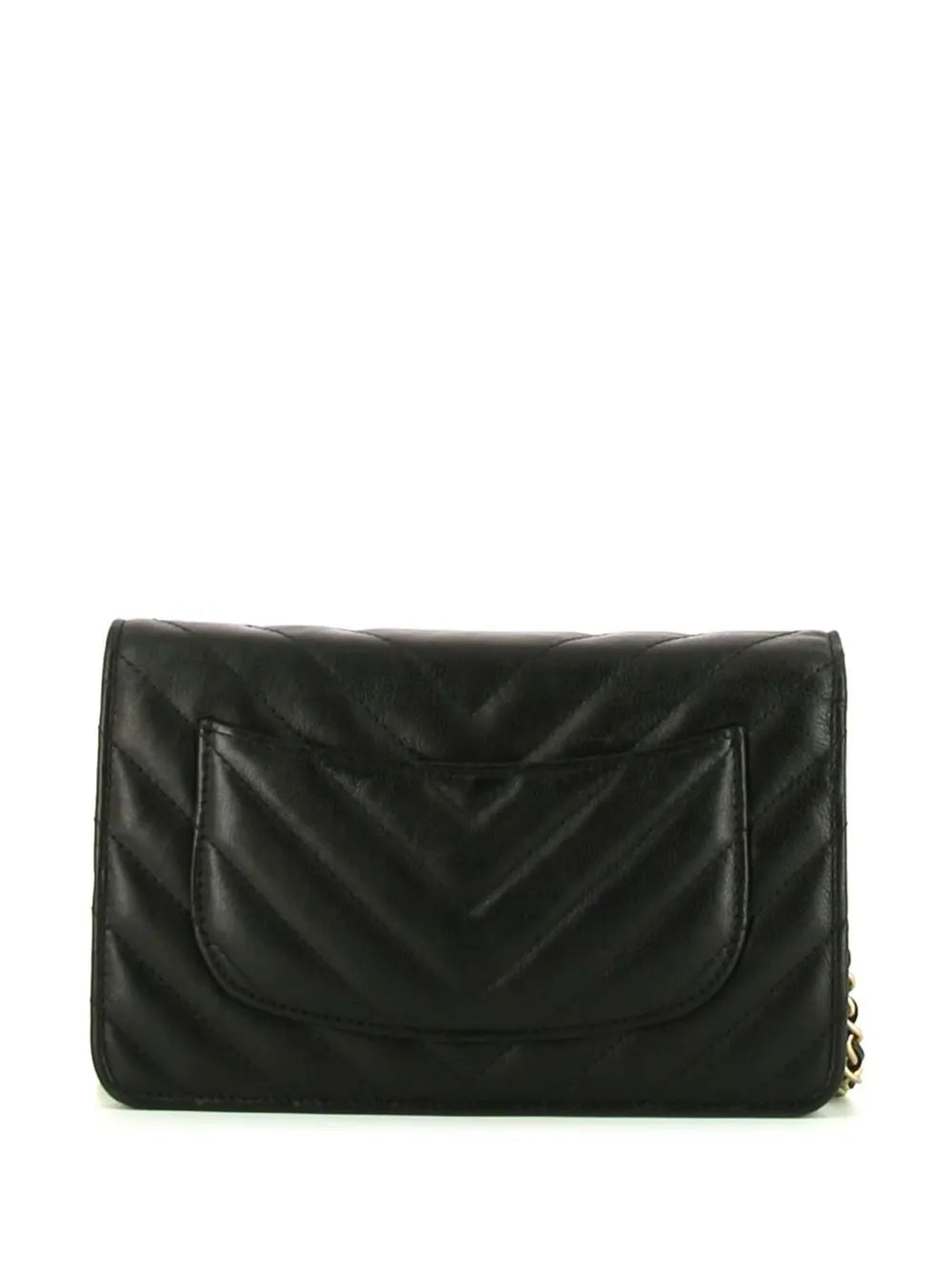 Pre-OwnedCHANEL Pre-Owned2021 V-Stitch wallet on chain
