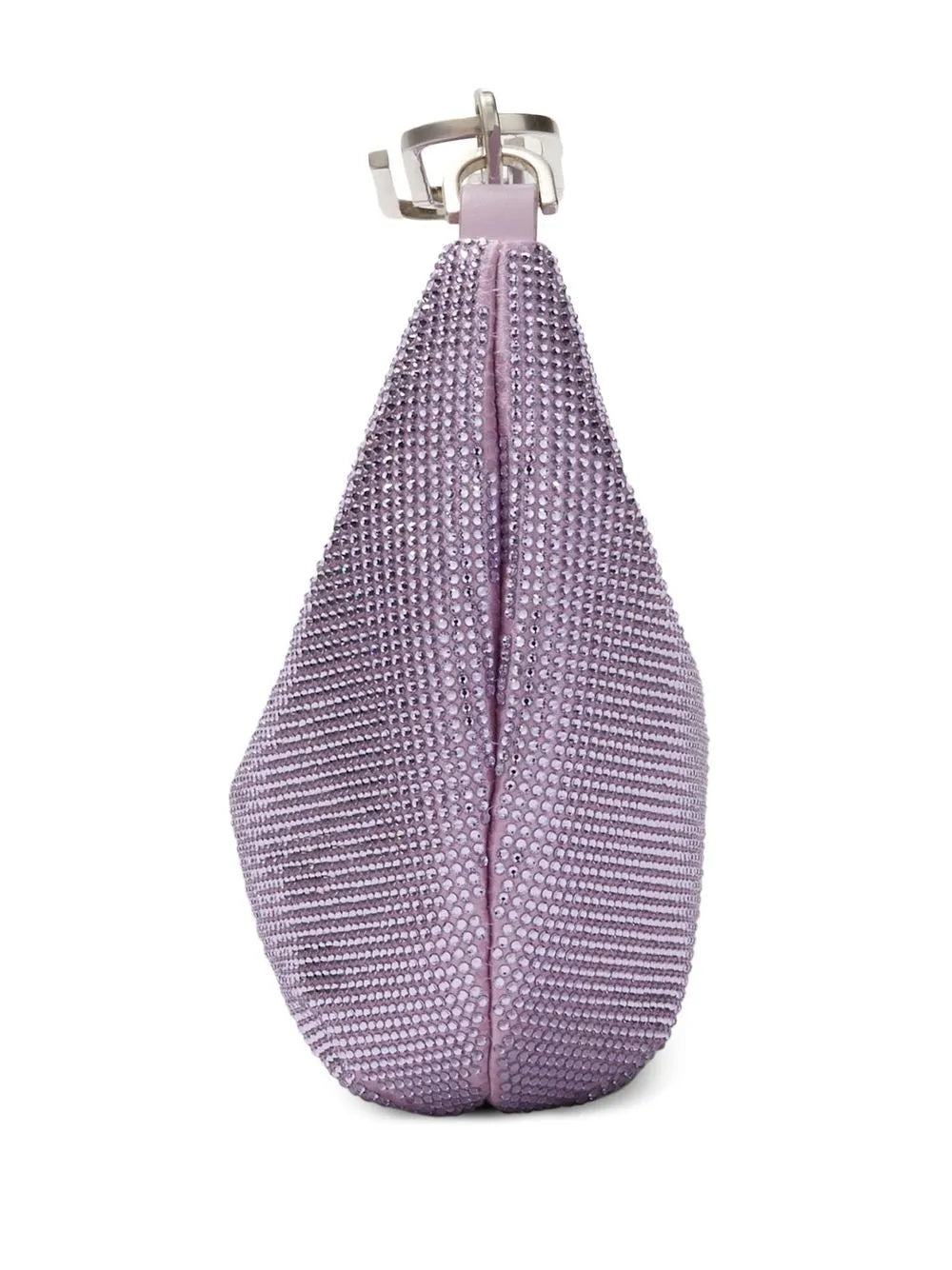 Off-Whitepaperclip embellished shoulder bag