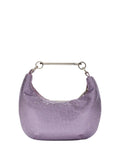 Off-Whitepaperclip embellished shoulder bag