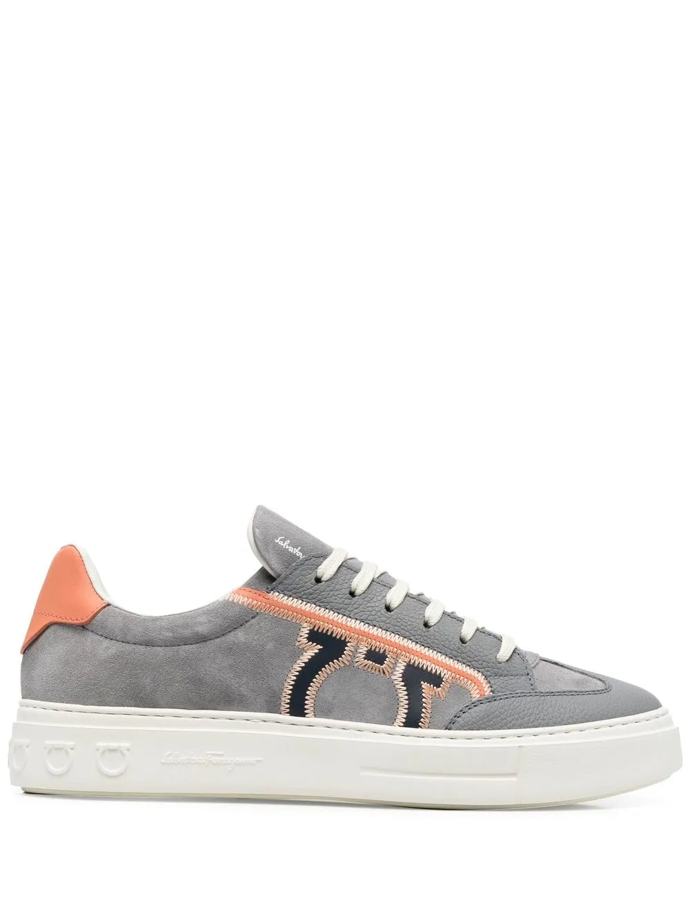 Ferragamo Suede Low-Top Sneakers