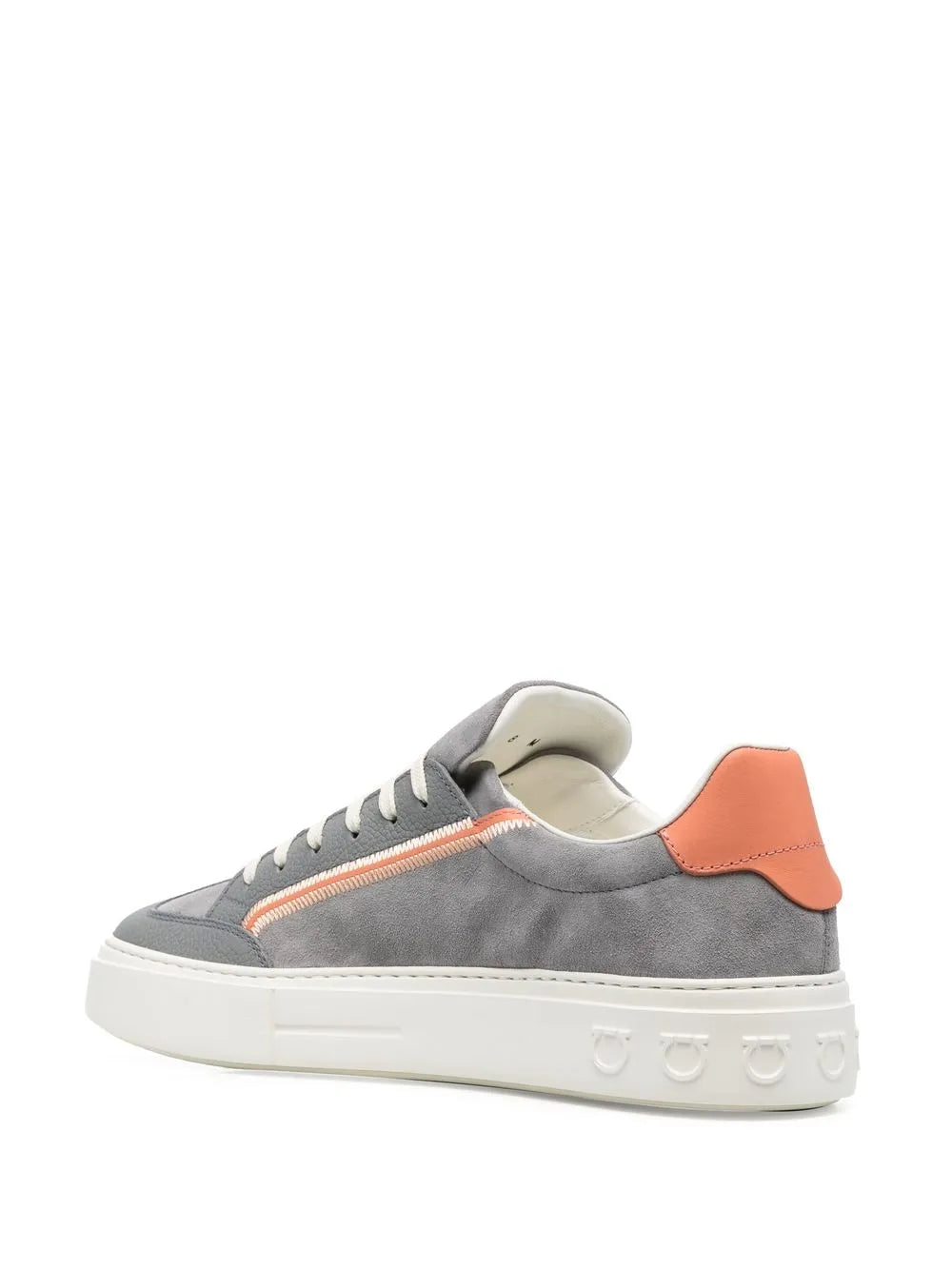 Ferragamo Suede Low-Top Sneakers