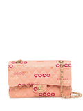 Pre-OwnedCHANEL Pre-Owned2002 logo print Double Flap shoulder bag
