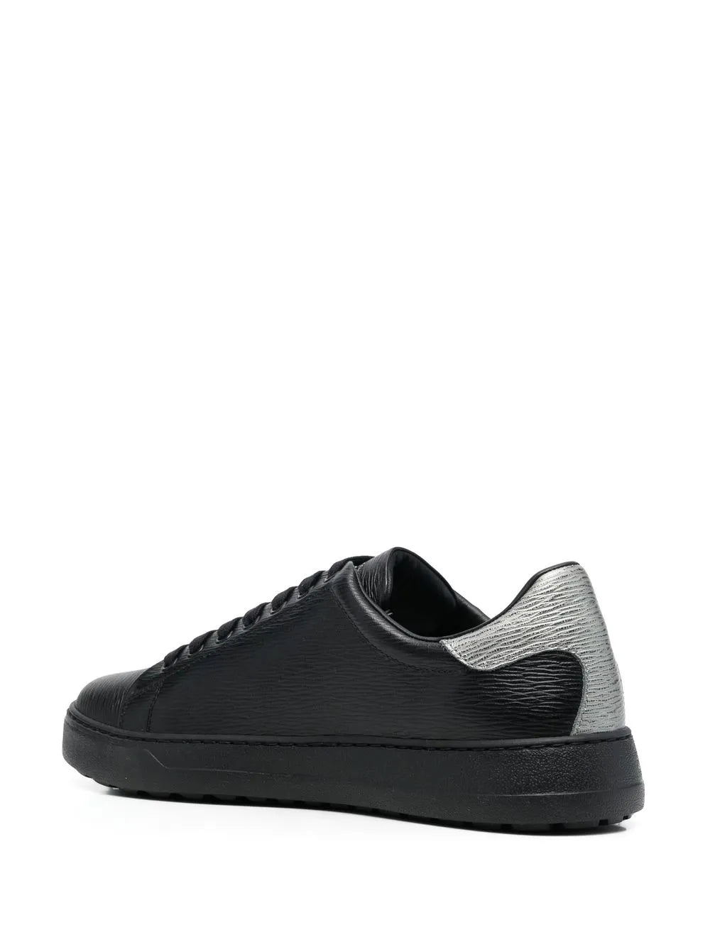 Ferragamo Gancini Logo-Print Low-Top Sneakers