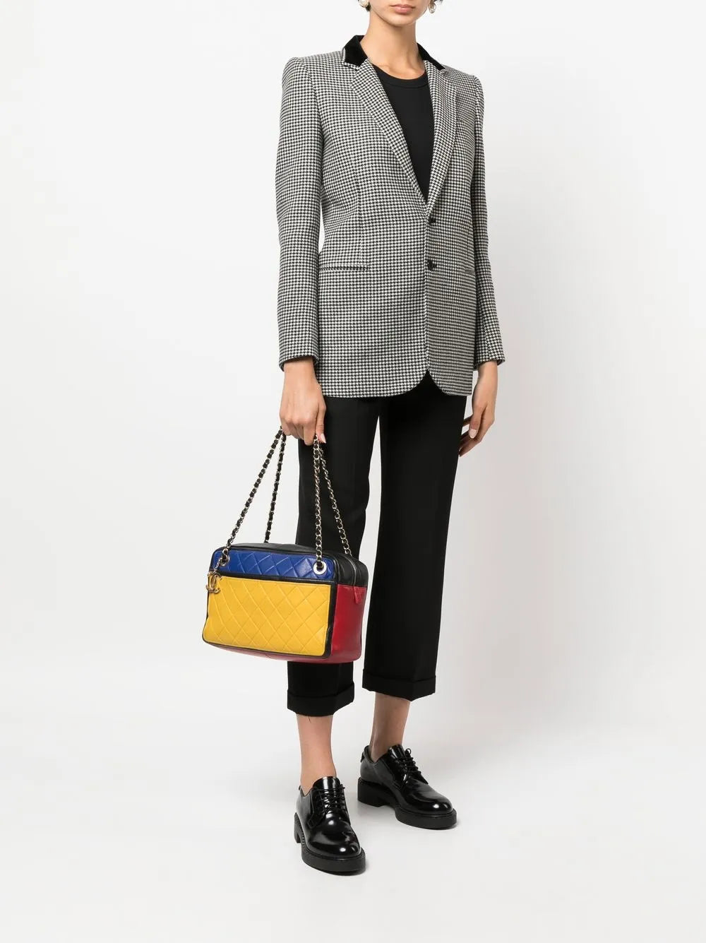 Pre-OwnedCHANEL Pre-Owned2013-2014 CC Lego camera bag