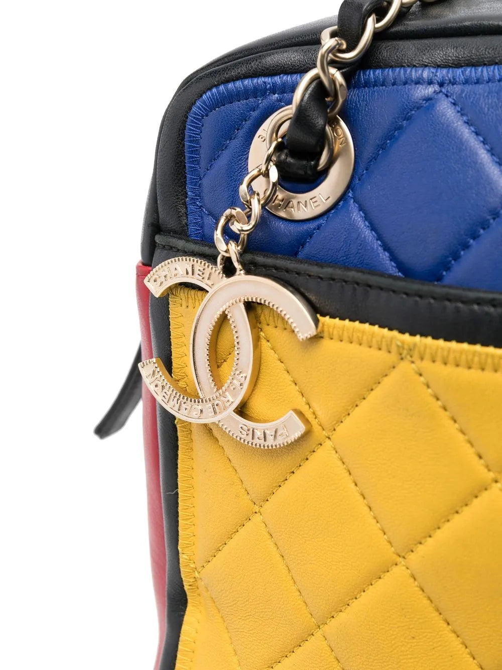 Pre-OwnedCHANEL Pre-Owned2013-2014 CC Lego camera bag