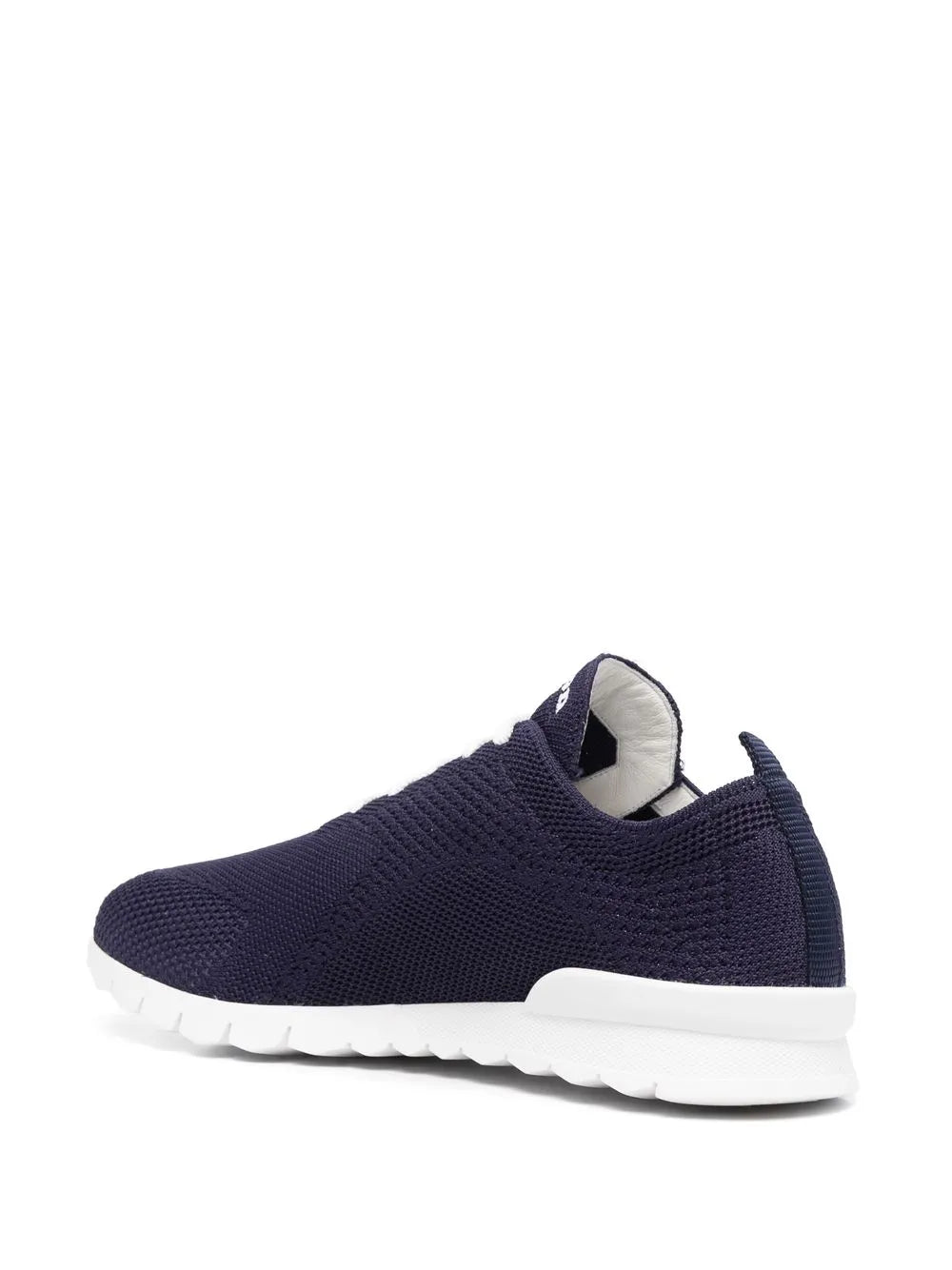 Kiton Logo-Embroidered Knit Sneakers