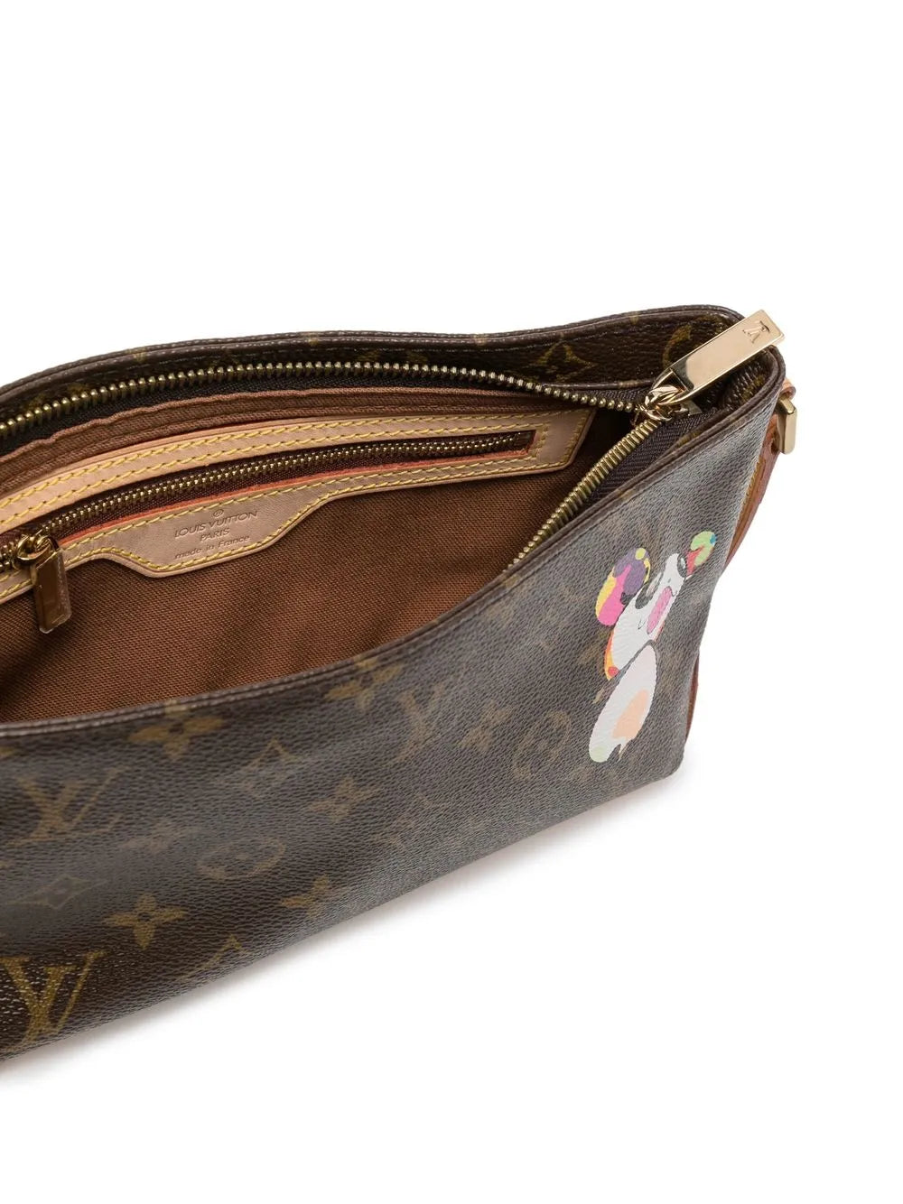 Pre-OwnedLouis Vuitton Pre-Ownedx Takashi Murakami 2004 monogram Panda Trotteur crossbody bag