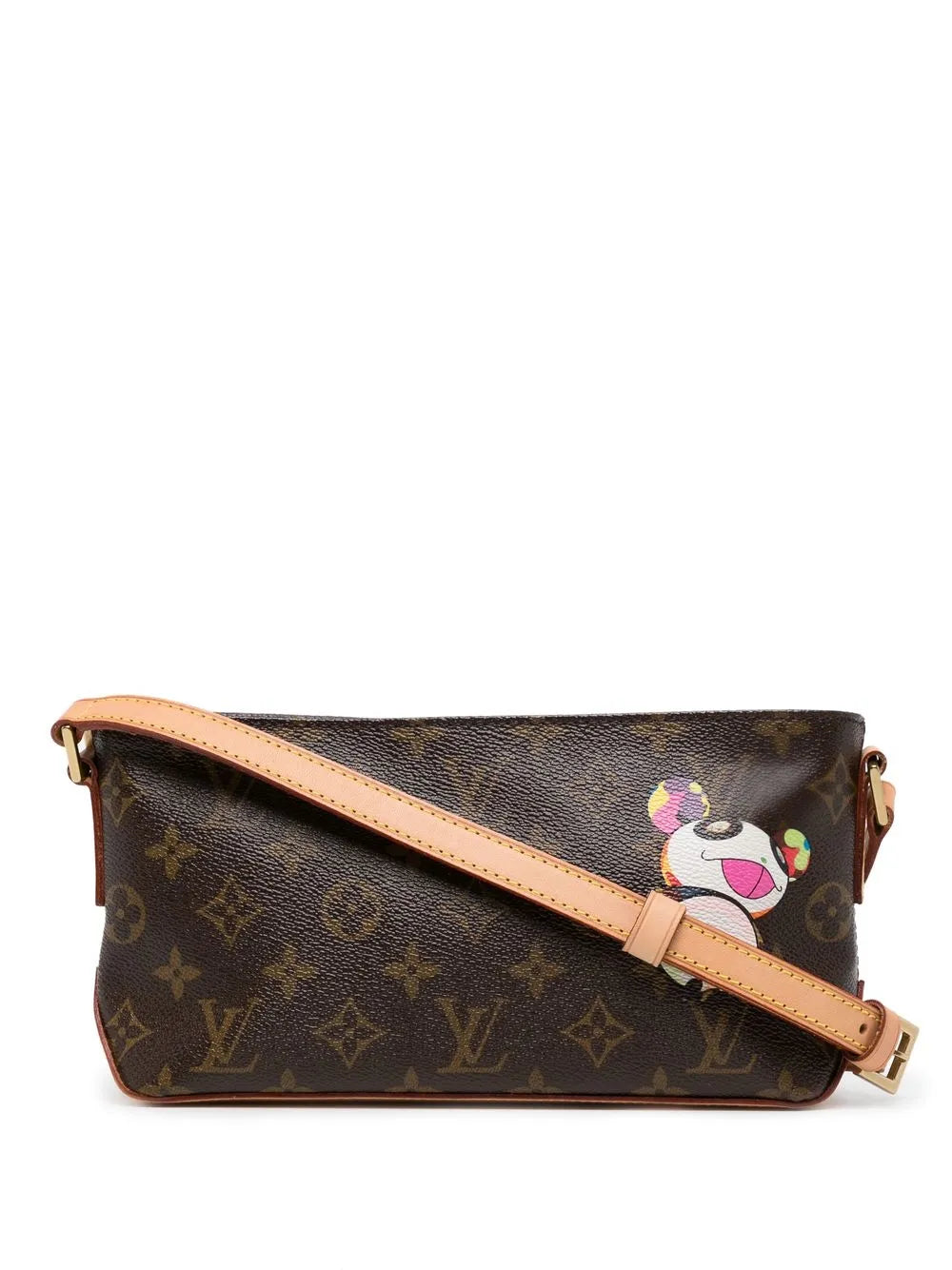 Pre-OwnedLouis Vuitton Pre-Ownedx Takashi Murakami 2004 monogram Panda Trotteur crossbody bag
