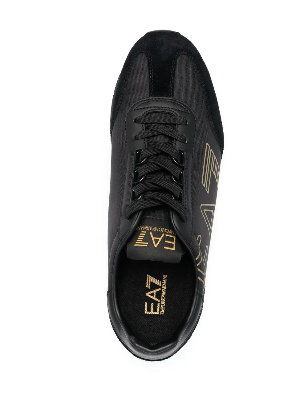 Ea7 Emporio Armani Logo-Print Low-Top Sneakers