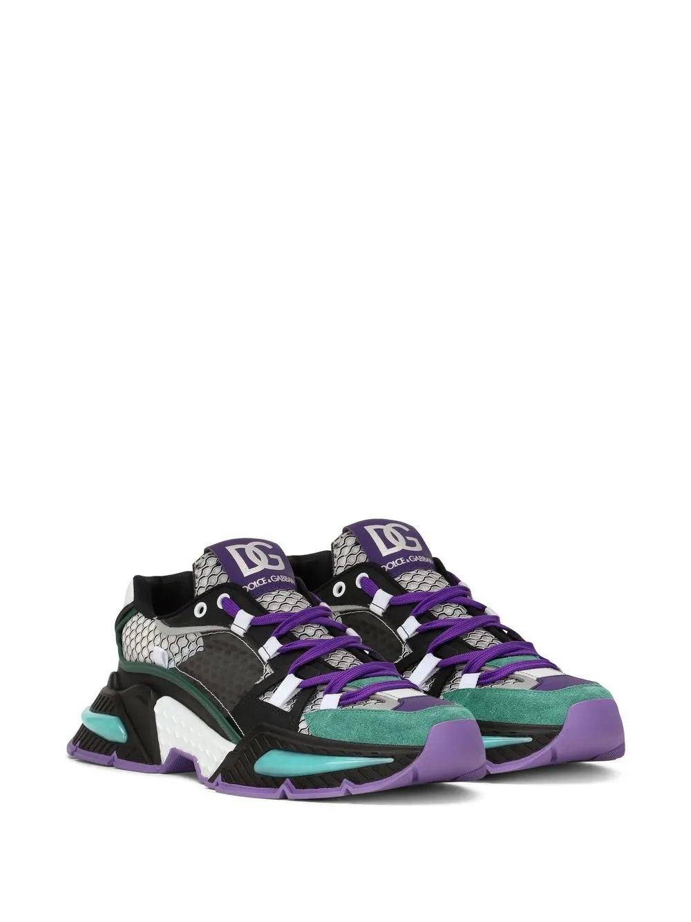 Dolce & Gabbana Airmaster Mixed-Material Sneakers