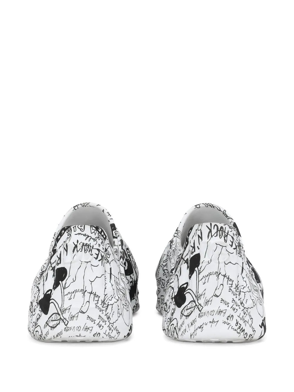 Dolce & Gabbana Toy Graffiti-Print Low-Top Sneakers