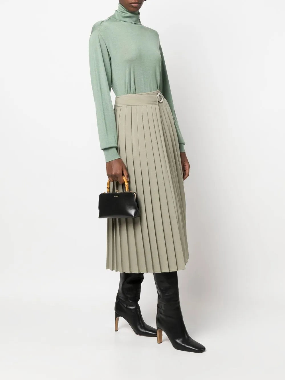 Jil SanderGoji bamboo-handle mini bag