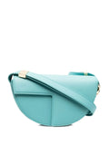 Patoupanelled calf-leather shoulder bag