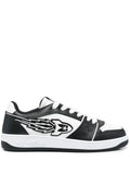 Enterprise Japan Logo-Detail Leather Sneakers