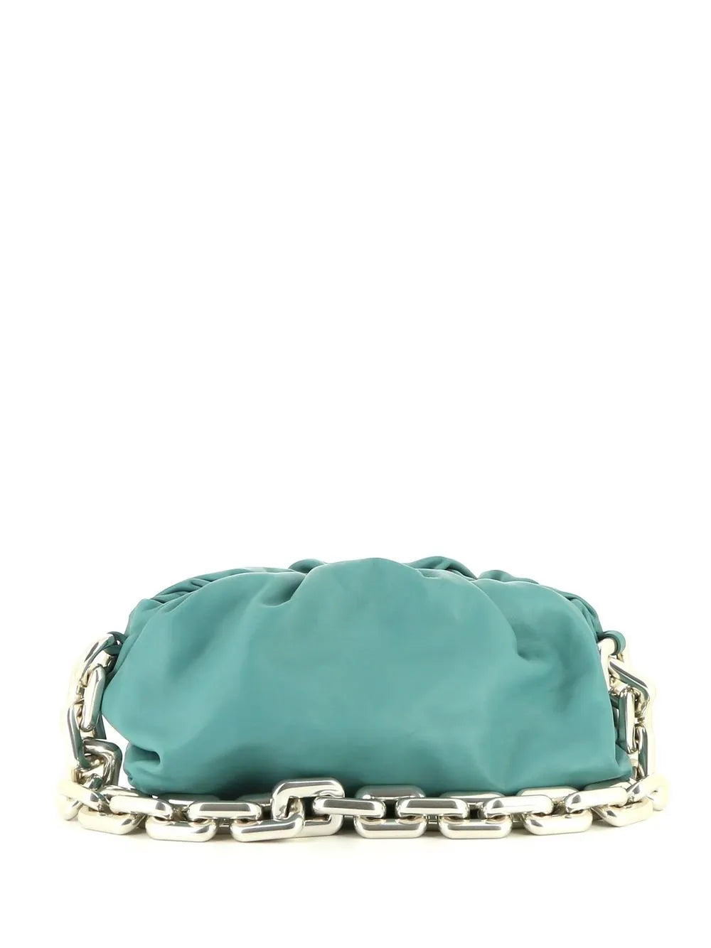 Pre-OwnedBottega Veneta Pre-Ownedchunky chain gathered handbag