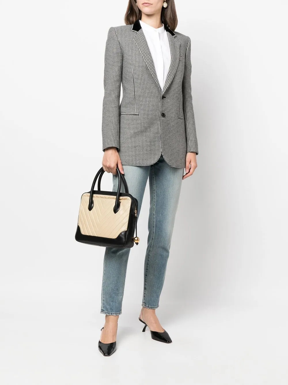 Pre-OwnedCHANEL Pre-Owned1990s V-Stitch top-handle bag