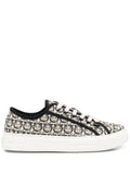 Ferragamo Anson Gancini-Jacquard Sneakers