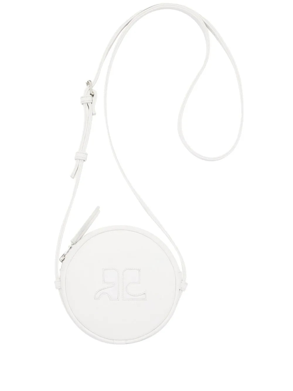 Courr?esReedition Circle leather bag