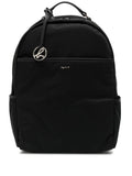 agn? b. logo-charm zip-around backpack