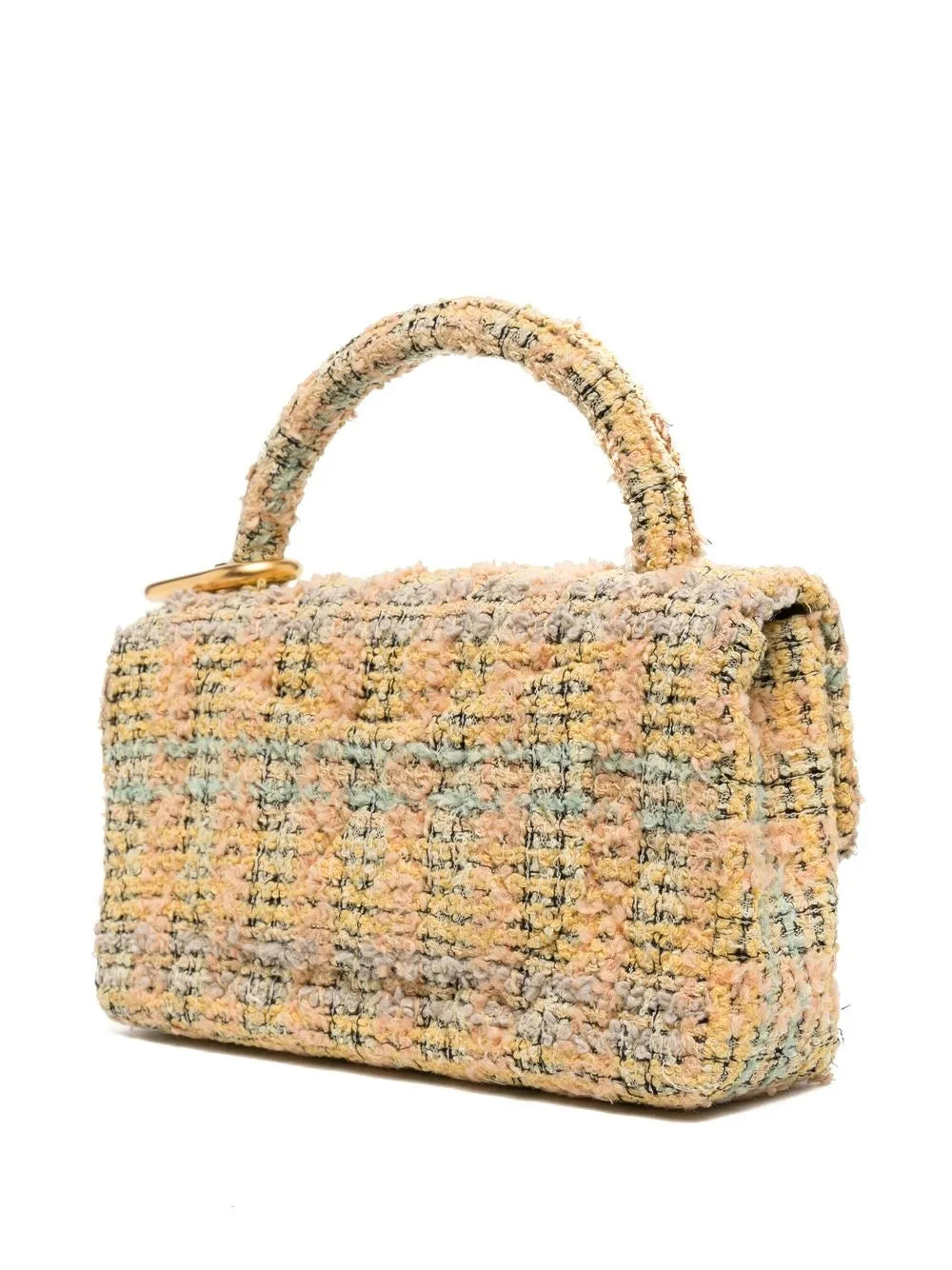 Pre-OwnedCHANEL Pre-Owned1992 tweed Classic Flap two-in-one handbag set