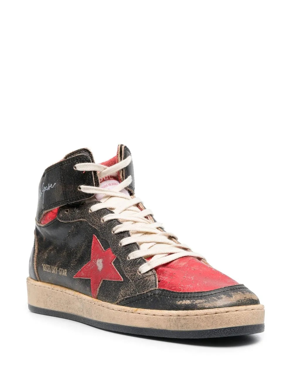 Golden Goose Distressed High-Top Sneakers