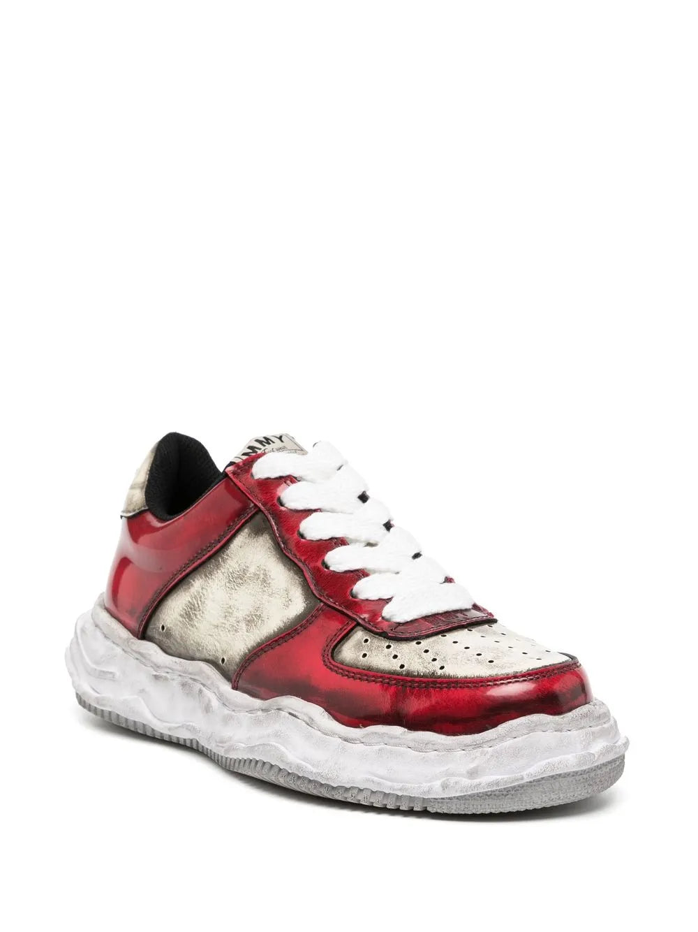 Maison Mihara Yasuhiro Wayne Distressed Low-Top Sneakers