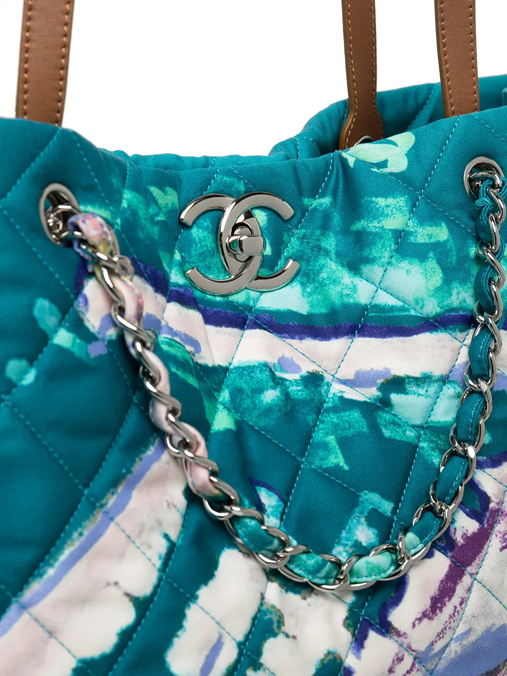 Pre-OwnedCHANEL Pre-Owned2011 Limited Edition Graffiti Watercolour tote bag