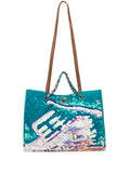 Pre-OwnedCHANEL Pre-Owned2011 Limited Edition Graffiti Watercolour tote bag