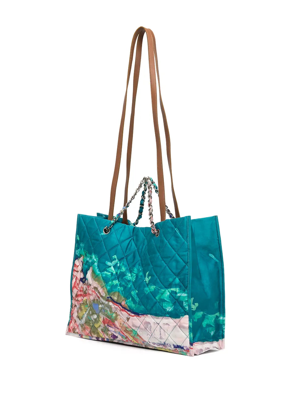 Pre-OwnedCHANEL Pre-Owned2011 Limited Edition Graffiti Watercolour tote bag