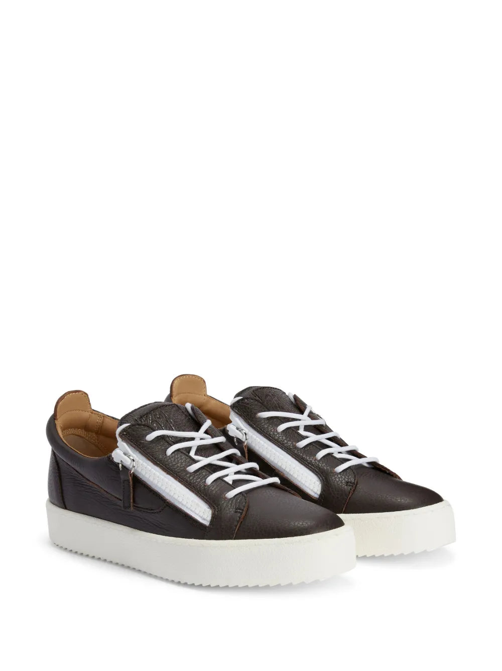 Giuseppe Zanotti Frankie Double-Zip Low-Top Sneakers