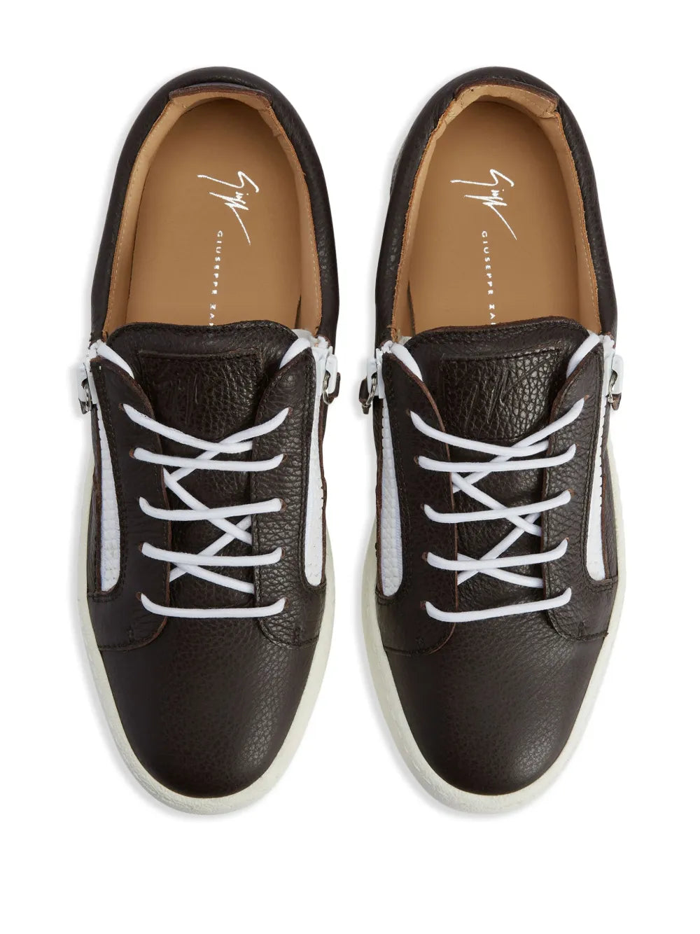 Giuseppe Zanotti Frankie Double-Zip Low-Top Sneakers